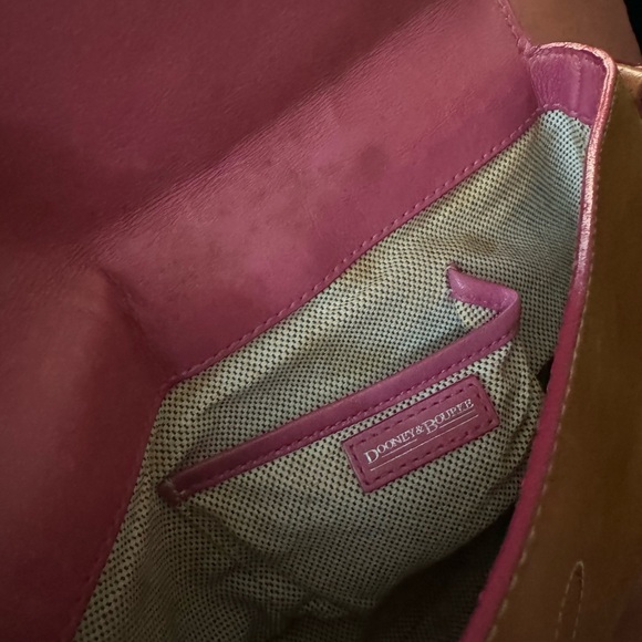 Vintage Leather Dooney & Bourke Shoulder Bag - Picture 5 of 9